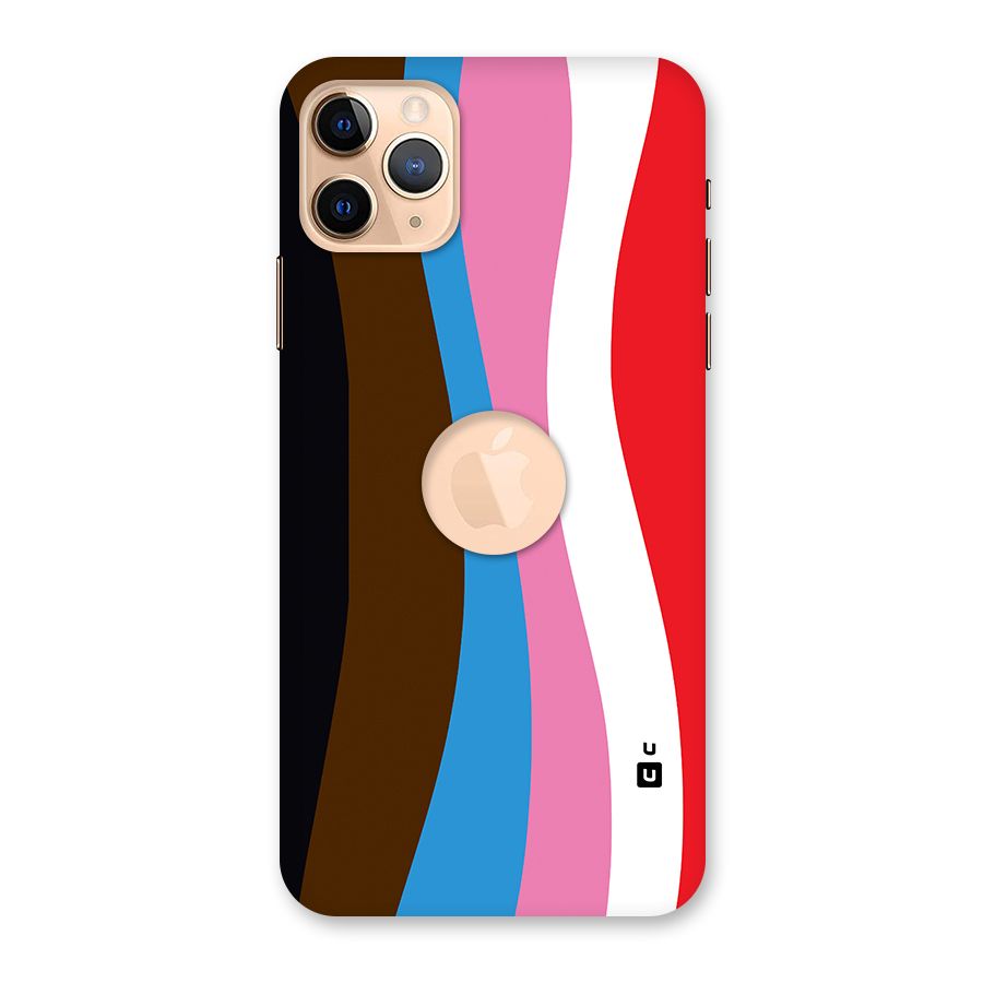 Modern Curves Back Case for iPhone 11 Pro Max Logo Cut