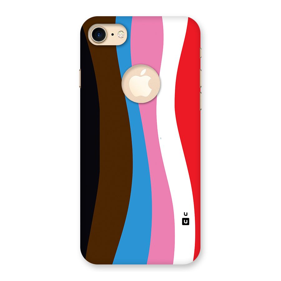 Modern Curves Back Case for iPhone 7 Logo Cut