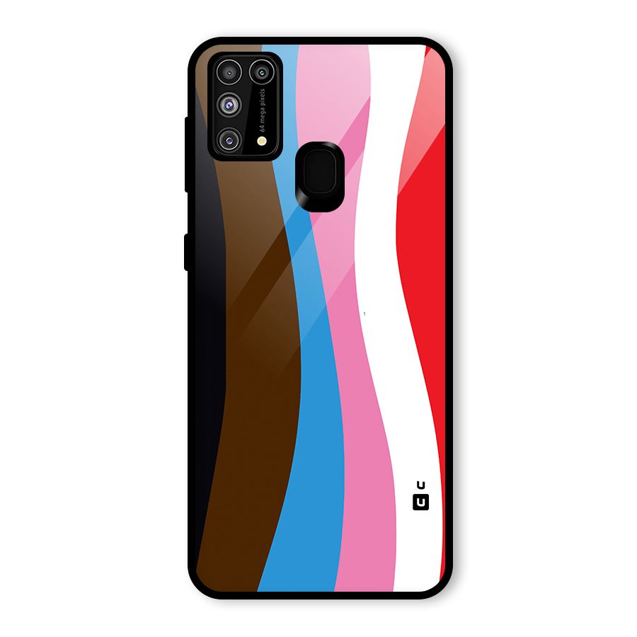 Modern Curves Glass Back Case for Galaxy F41