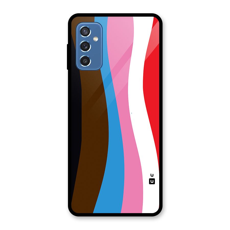 Modern Curves Glass Back Case for Galaxy M52 5G