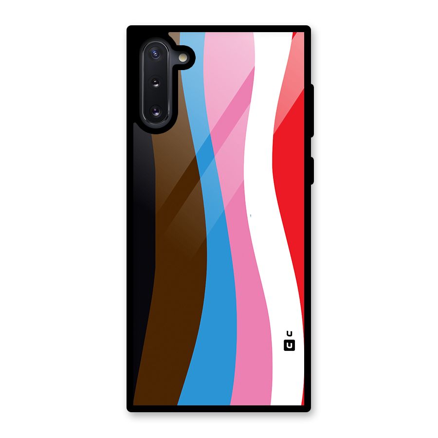 Modern Curves Glass Back Case for Galaxy Note 10