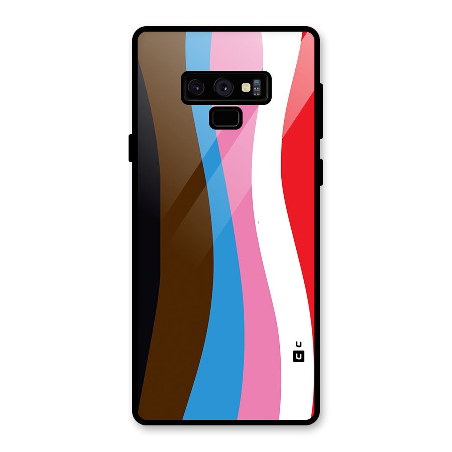 Modern Curves Glass Back Case for Galaxy Note 9