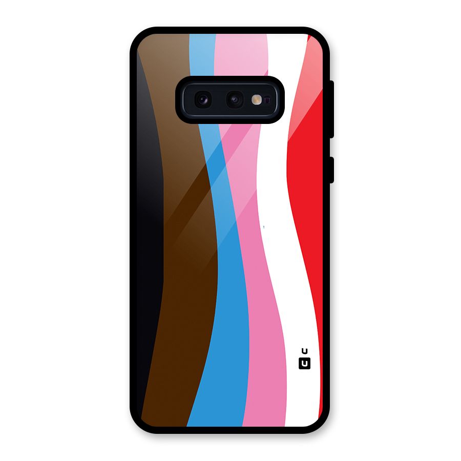 Modern Curves Glass Back Case for Galaxy S10e