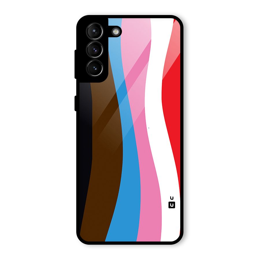Modern Curves Glass Back Case for Galaxy S21 Plus