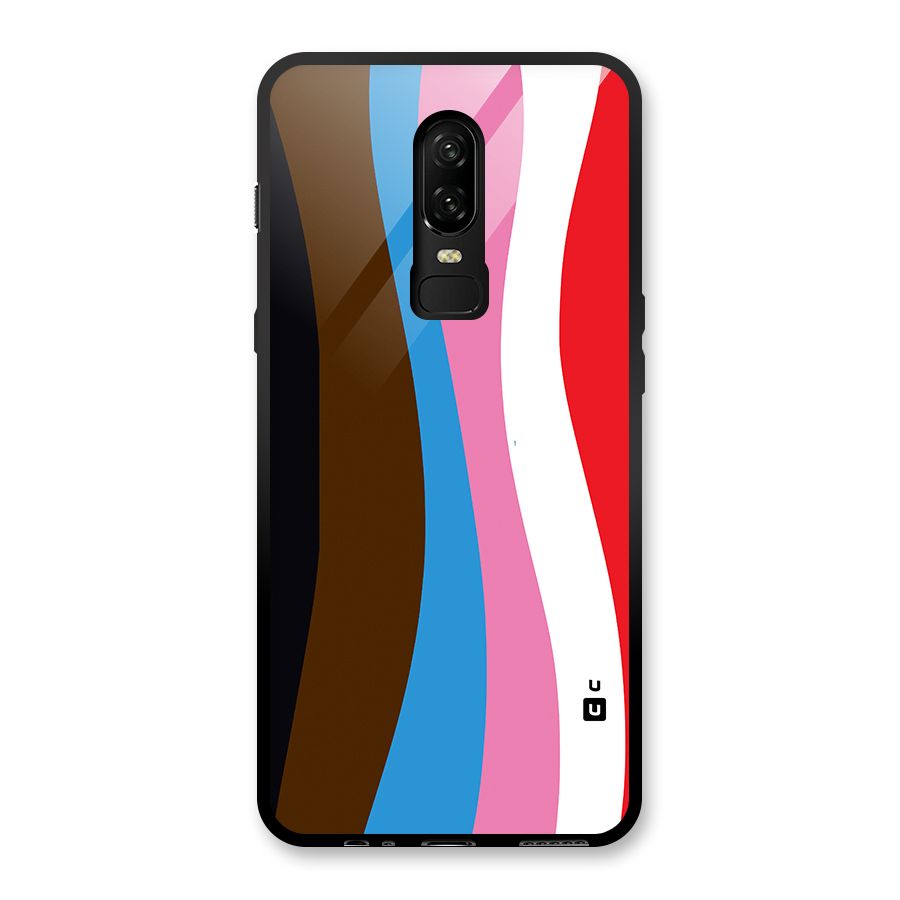 Modern Curves Glass Back Case for OnePlus 6
