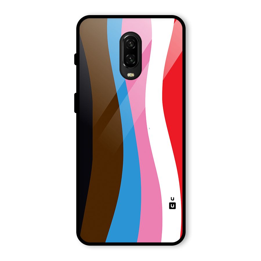 Modern Curves Glass Back Case for OnePlus 6T