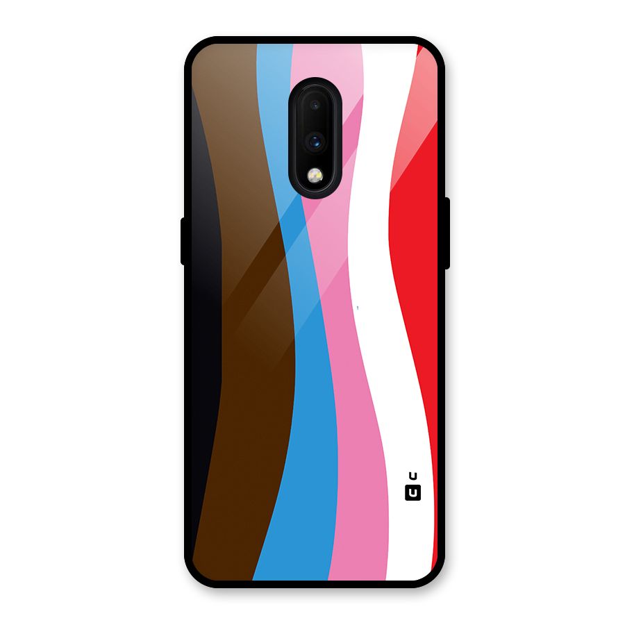 Modern Curves Glass Back Case for OnePlus 7