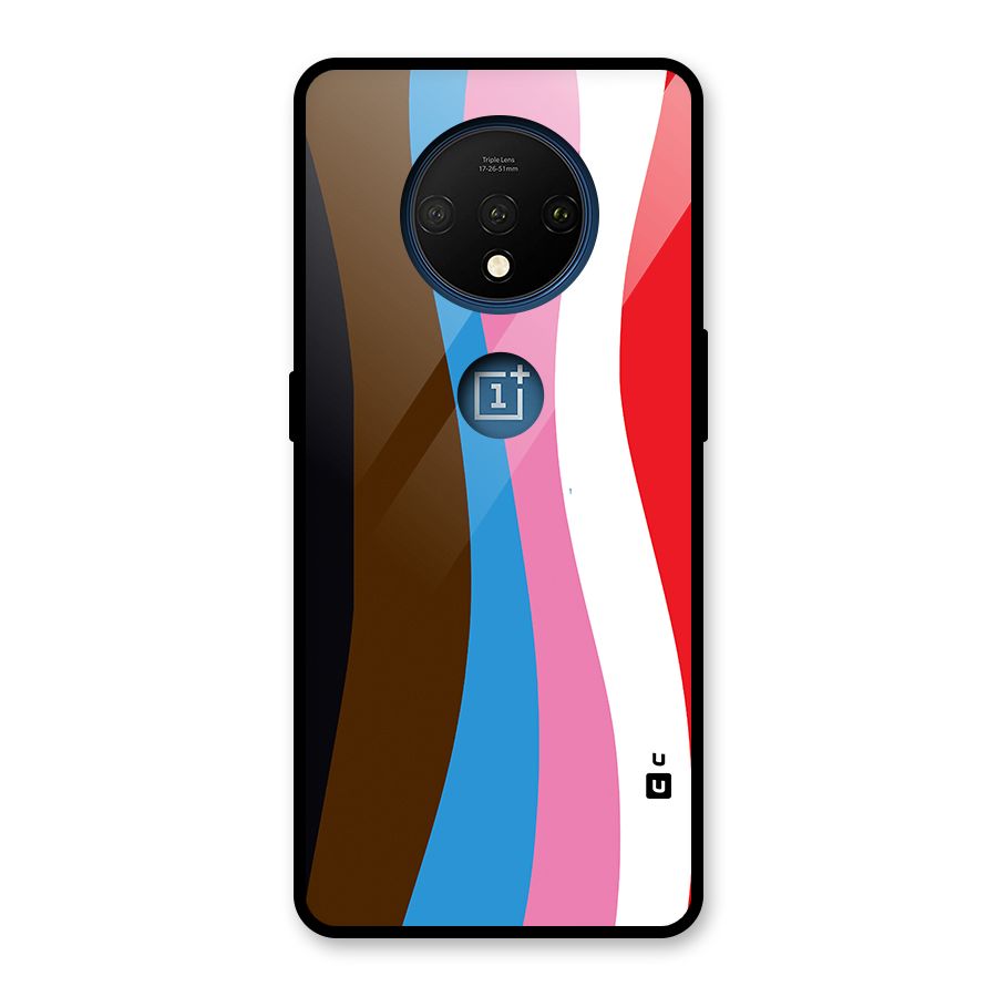 Modern Curves Glass Back Case for OnePlus 7T