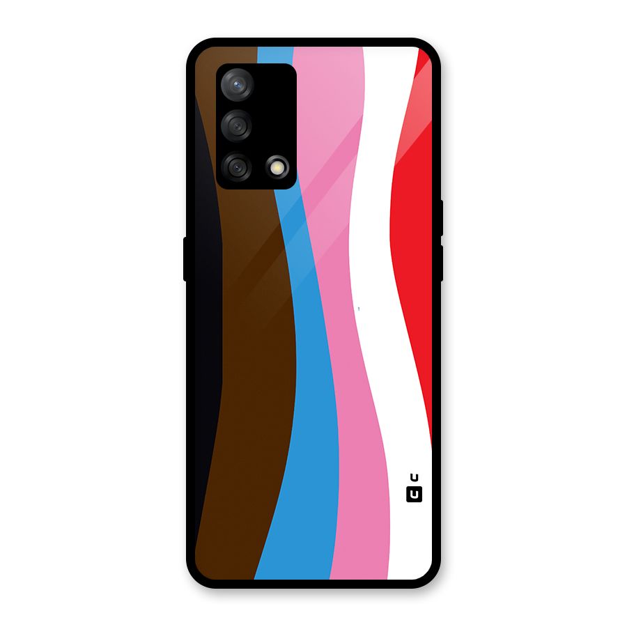 Modern Curves Glass Back Case for Oppo F19
