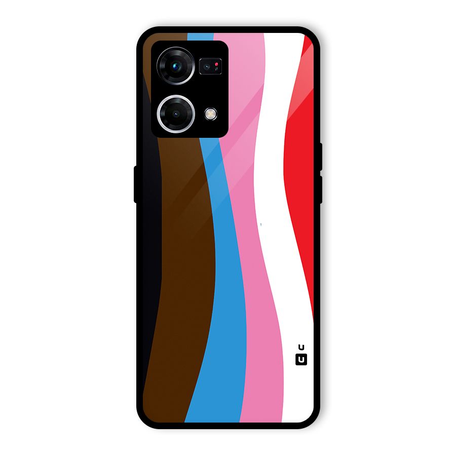 Modern Curves Glass Back Case for Oppo F21 Pro 4G