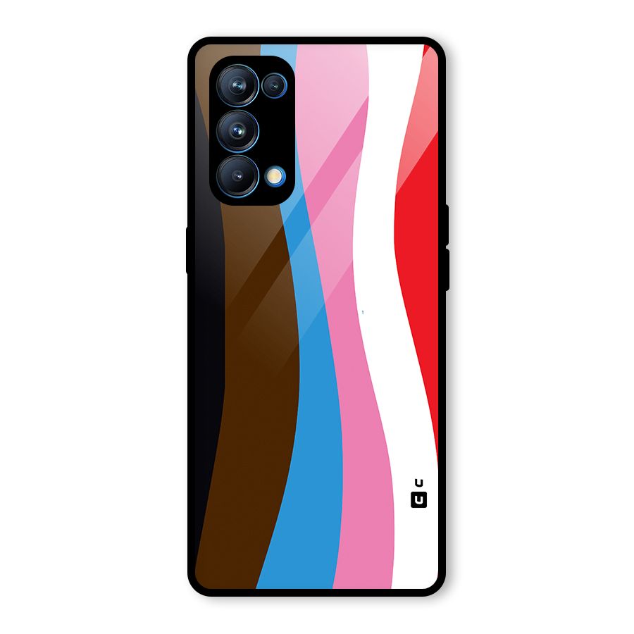 Modern Curves Glass Back Case for Oppo Reno5 Pro 5G
