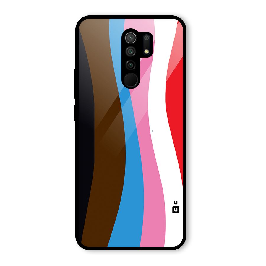 Modern Curves Glass Back Case for Poco M2