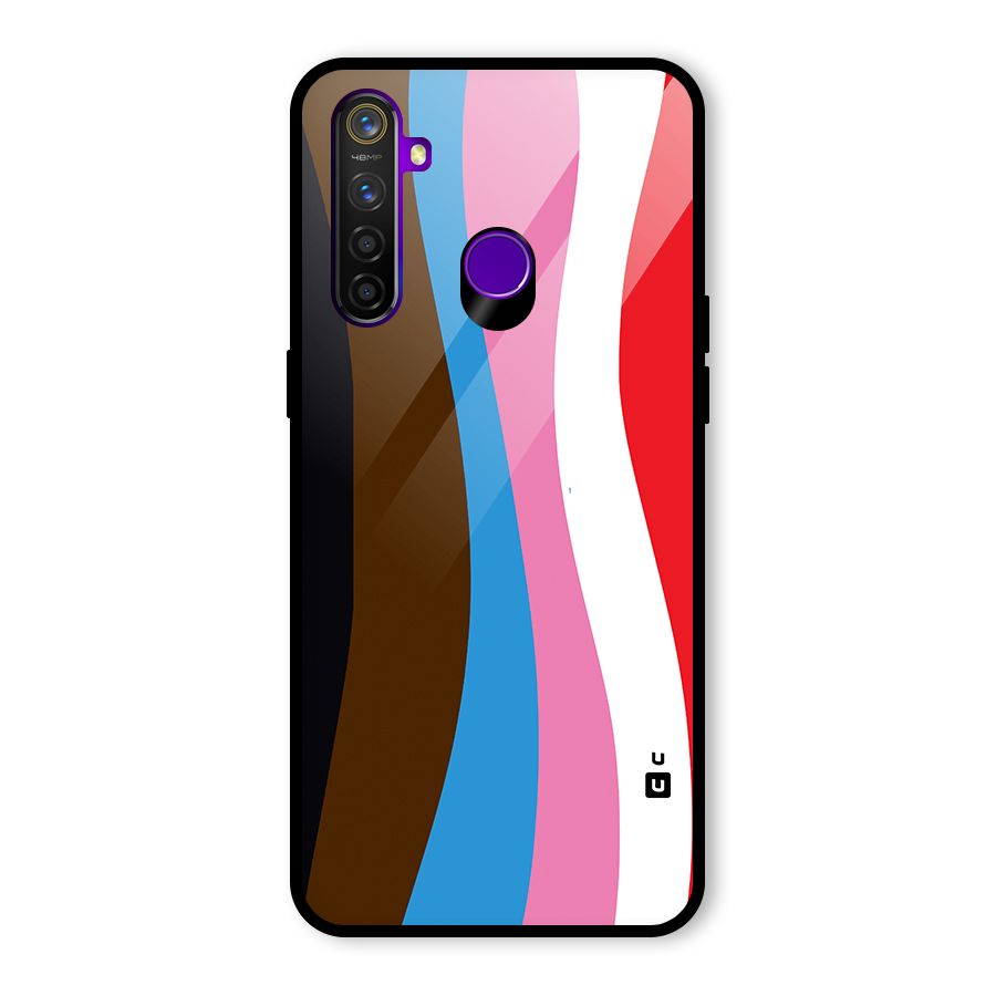 Modern Curves Glass Back Case for Realme 5 Pro