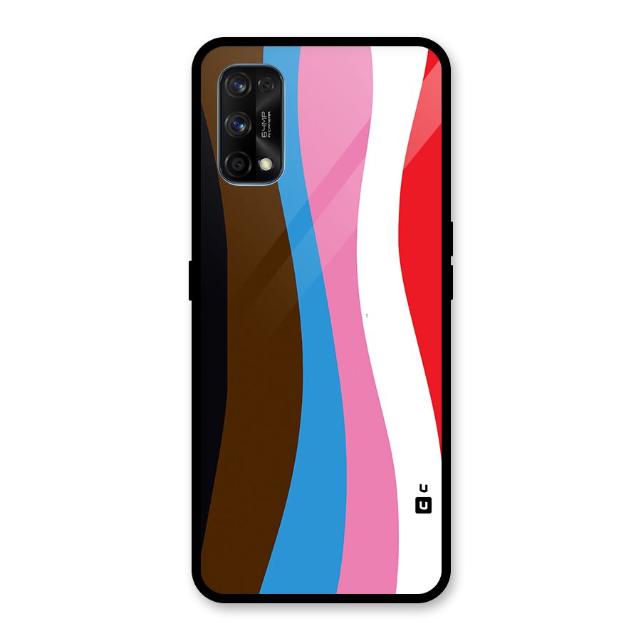 Modern Curves Glass Back Case for Realme 7 Pro