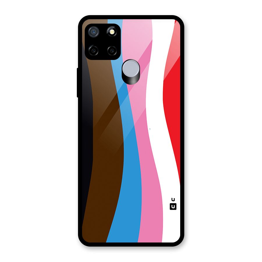 Modern Curves Glass Back Case for Realme Narzo 20