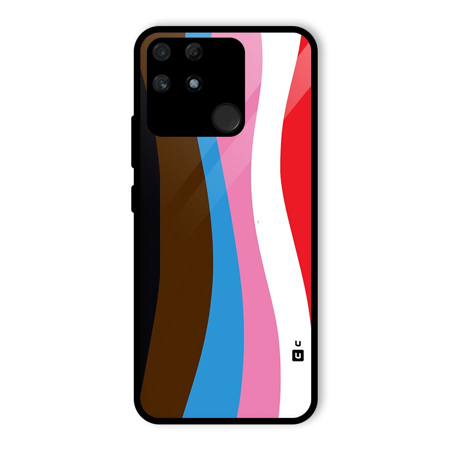Modern Curves Glass Back Case for Realme Narzo 50A
