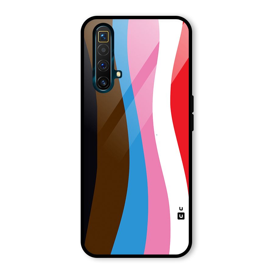 Modern Curves Glass Back Case for Realme X3
