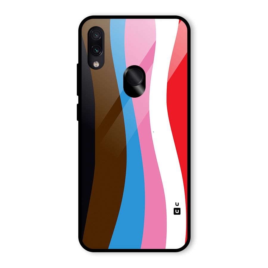 Modern Curves Glass Back Case for Redmi Note 7 Pro