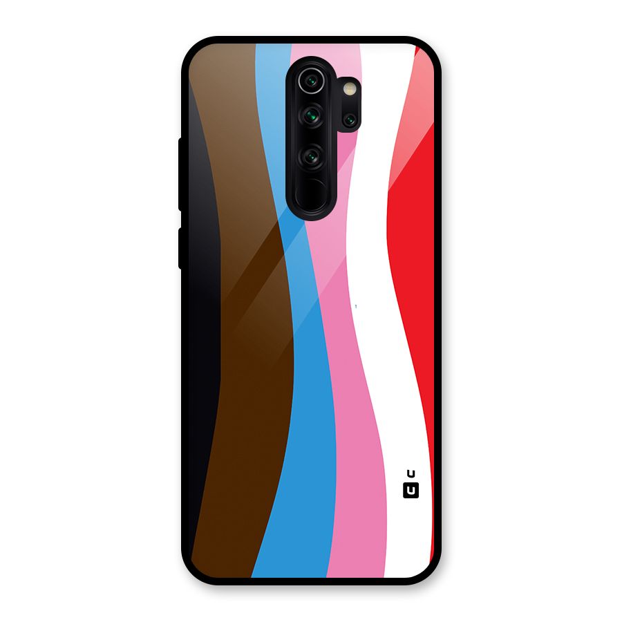 Modern Curves Glass Back Case for Redmi Note 8 Pro