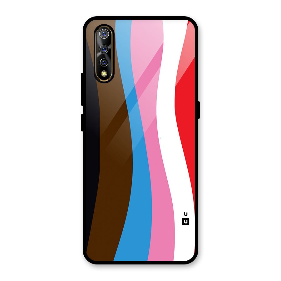 Modern Curves Glass Back Case for Vivo S1