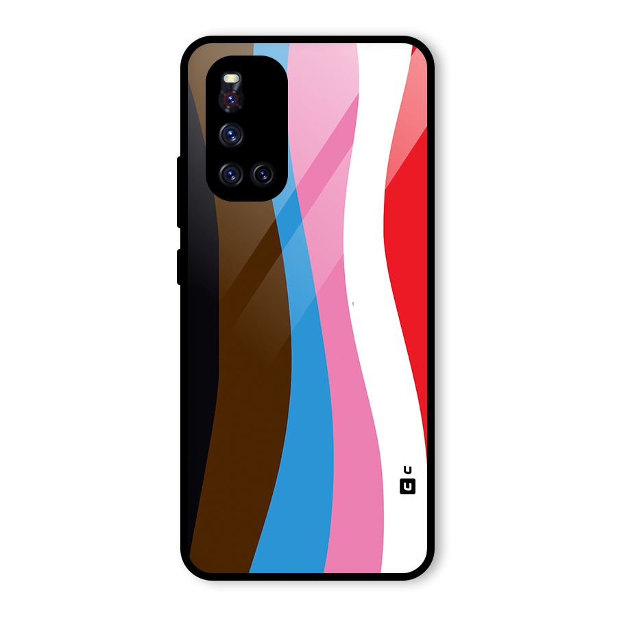 Modern Curves Glass Back Case for Vivo V19