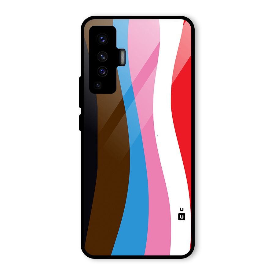 Modern Curves Glass Back Case for Vivo X50