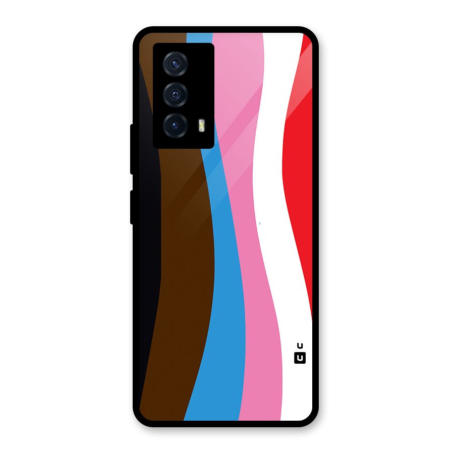 Modern Curves Glass Back Case for Vivo iQOO Z5