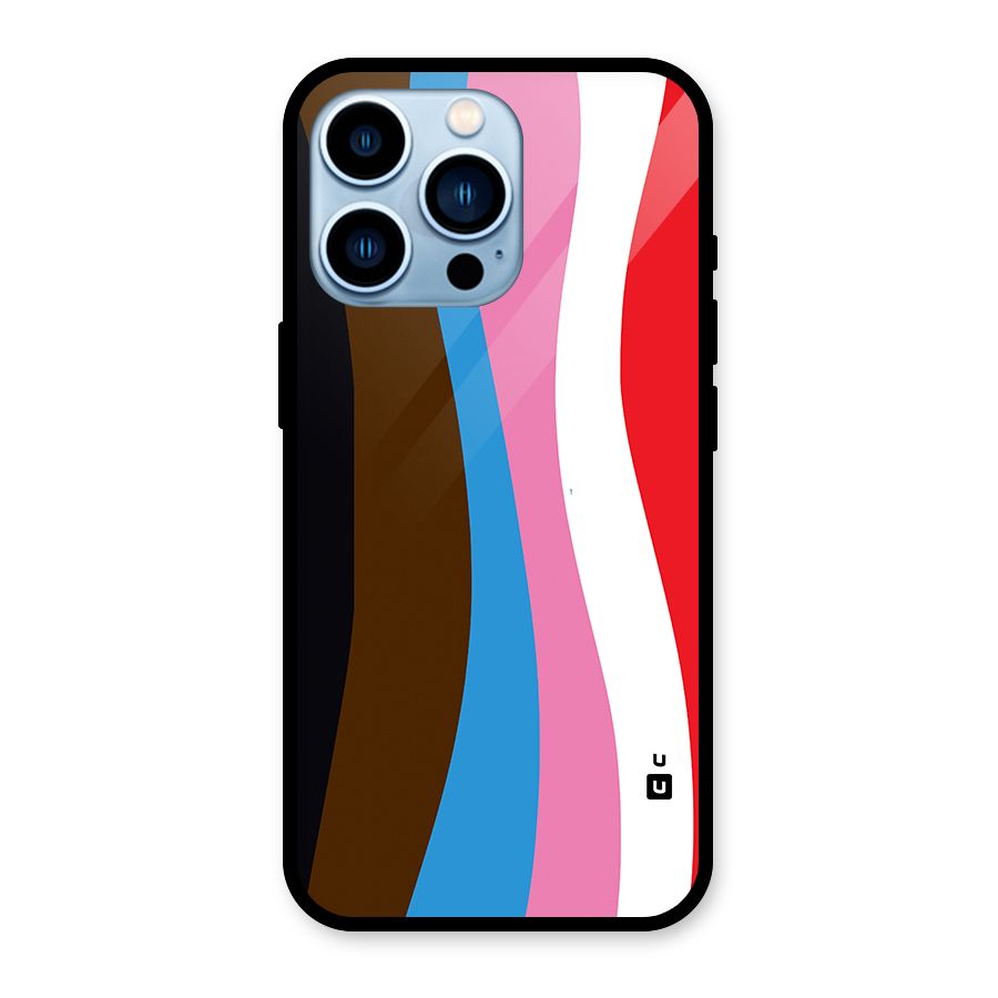 Modern Curves Glass Back Case for iPhone 13 Pro