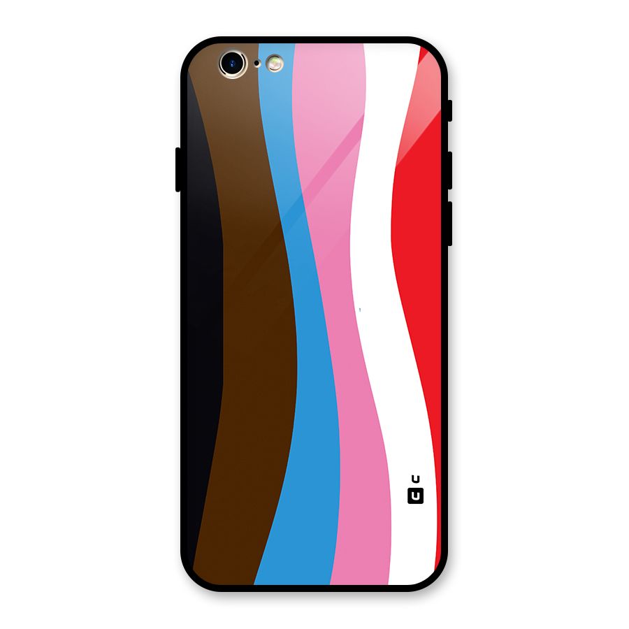 Modern Curves Glass Back Case for iPhone 6 6S
