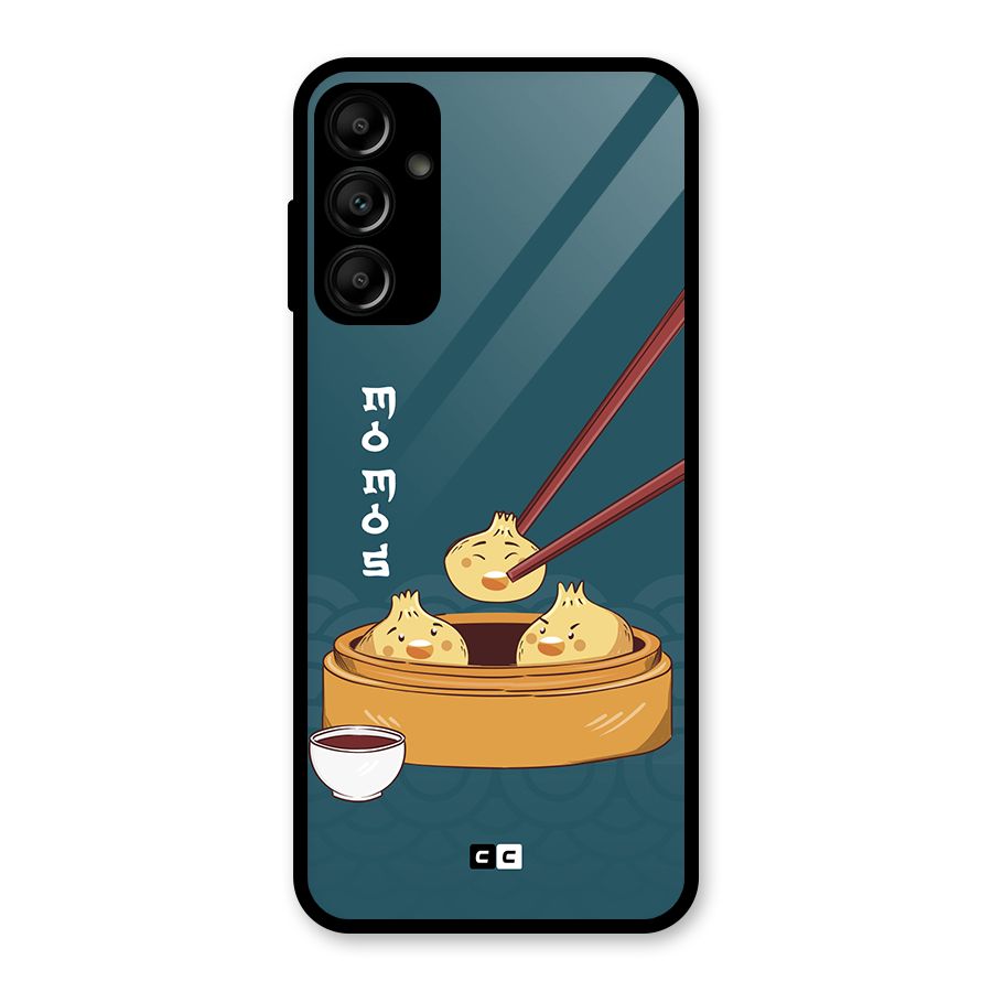 Momos Lover Glass Back Case for Galaxy A14 5G