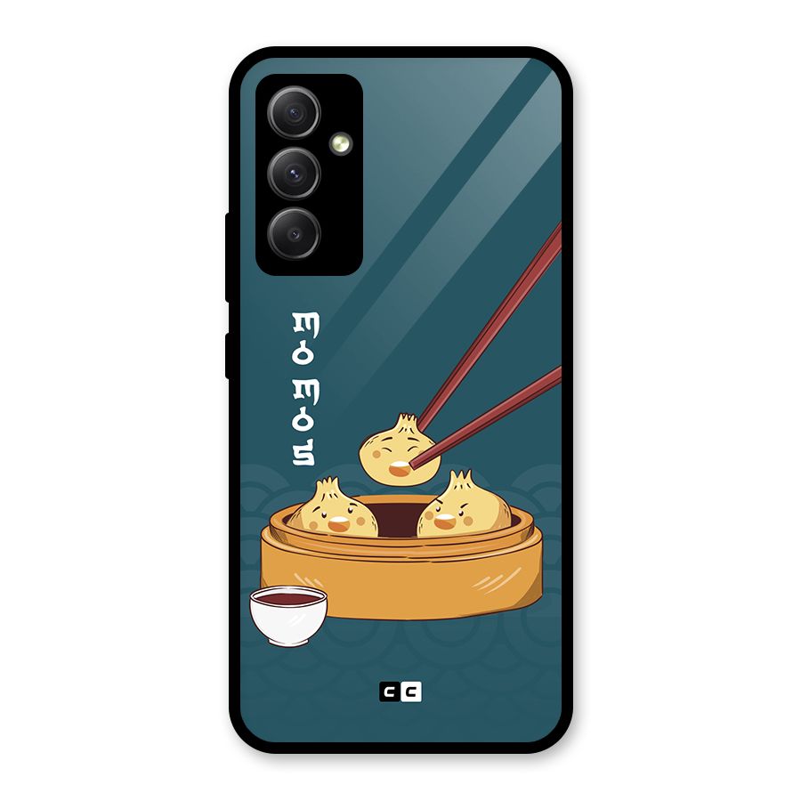 Momos Lover Glass Back Case for Galaxy A34