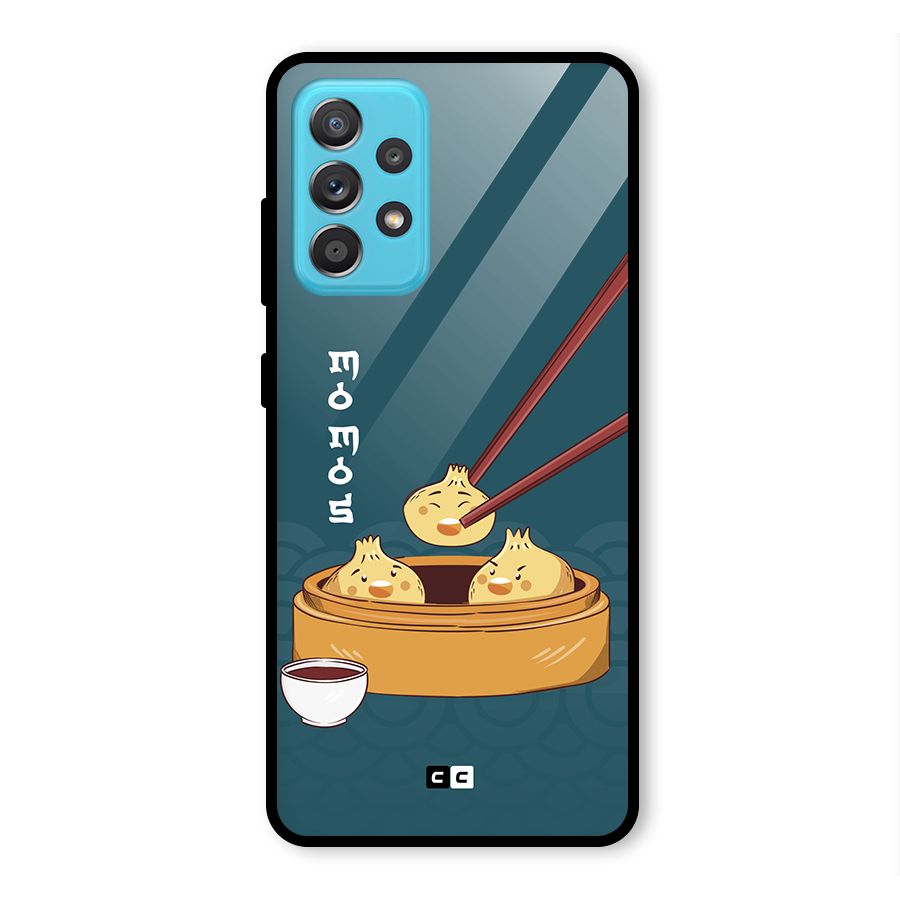 Momos Lover Glass Back Case for Galaxy A52