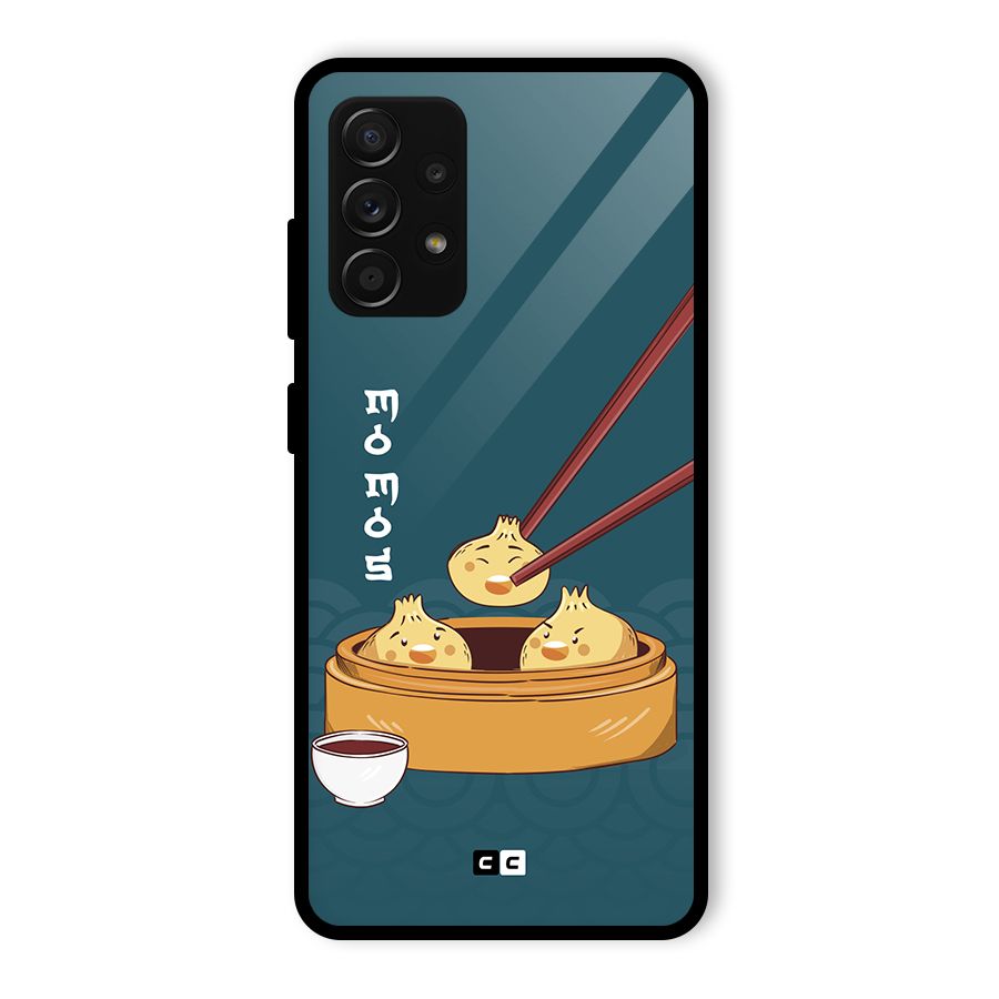 Momos Lover Glass Back Case for Galaxy A53 5G