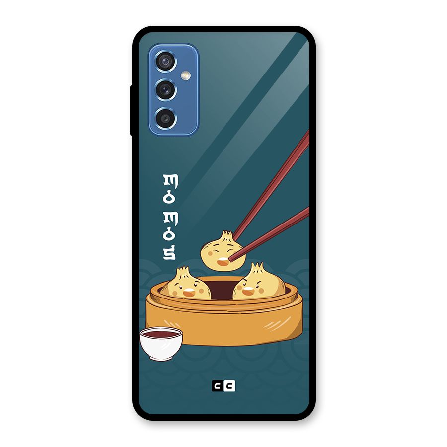 Momos Lover Glass Back Case for Galaxy M52 5G