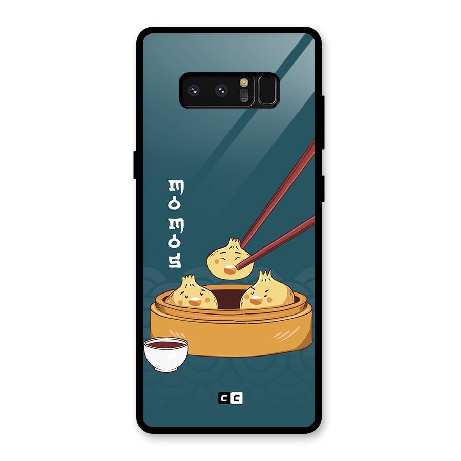 Momos Lover Glass Back Case for Galaxy Note 8
