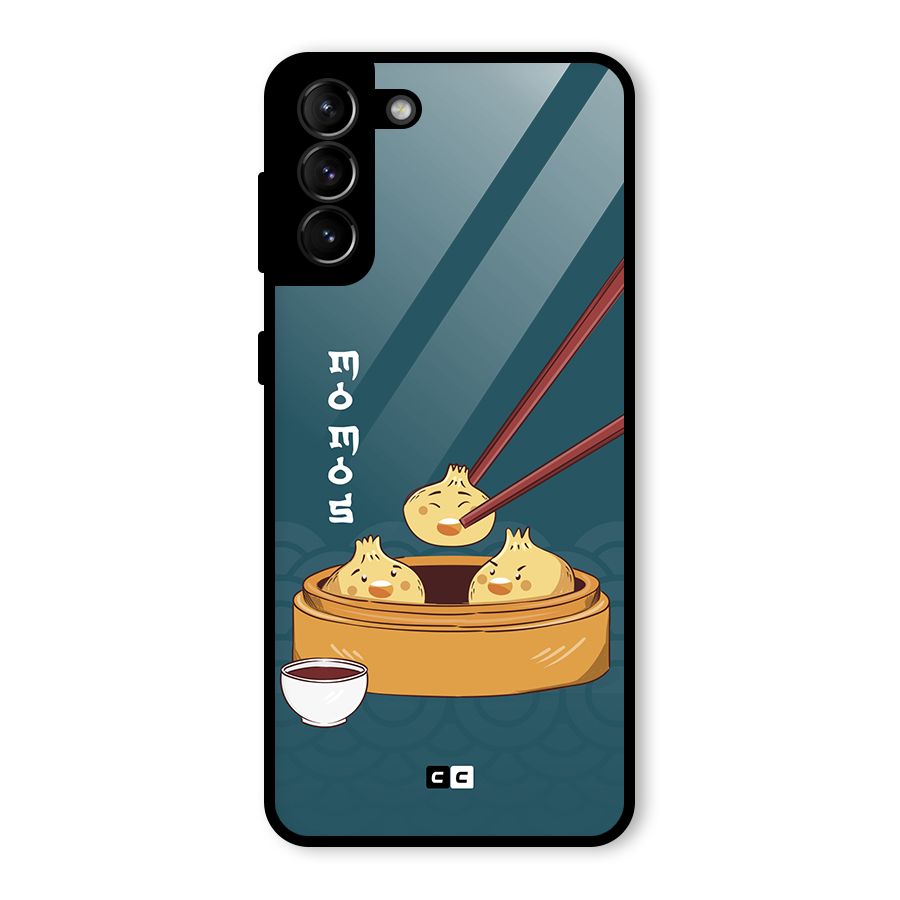 Momos Lover Glass Back Case for Galaxy S21 Plus