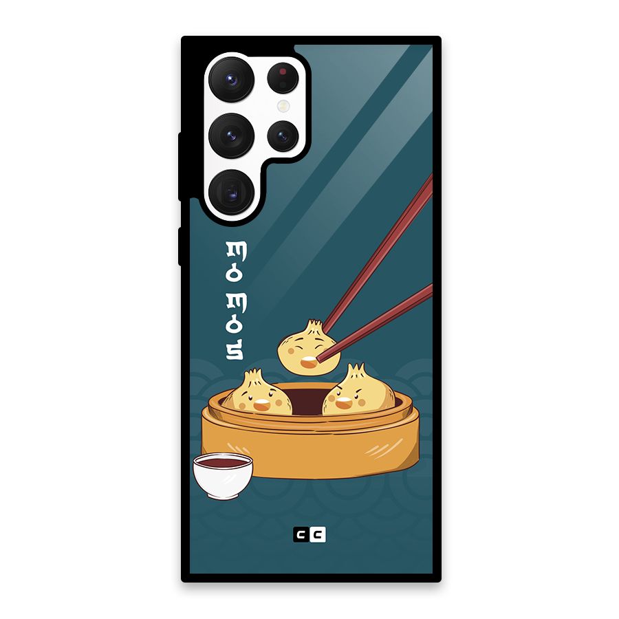 Momos Lover Glass Back Case for Galaxy S22 Ultra 5G