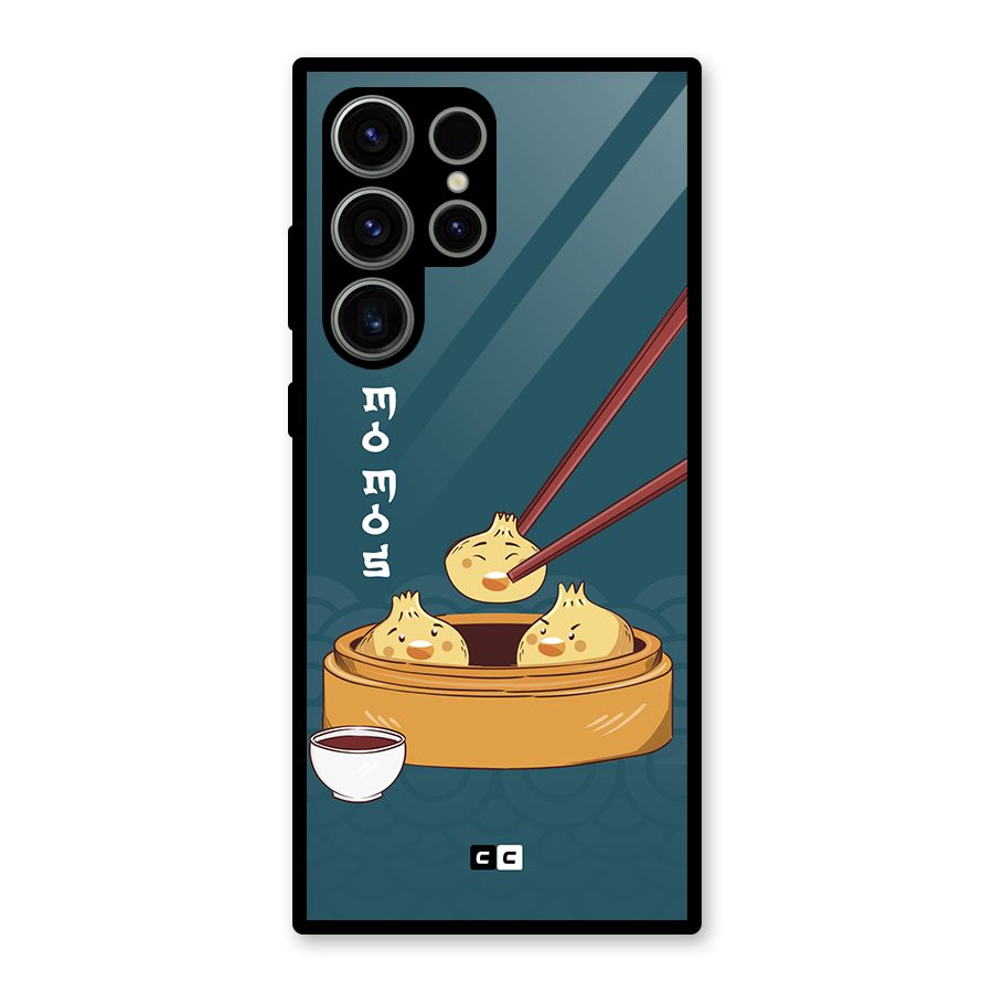 Momos Lover Glass Back Case for Galaxy S23 Ultra