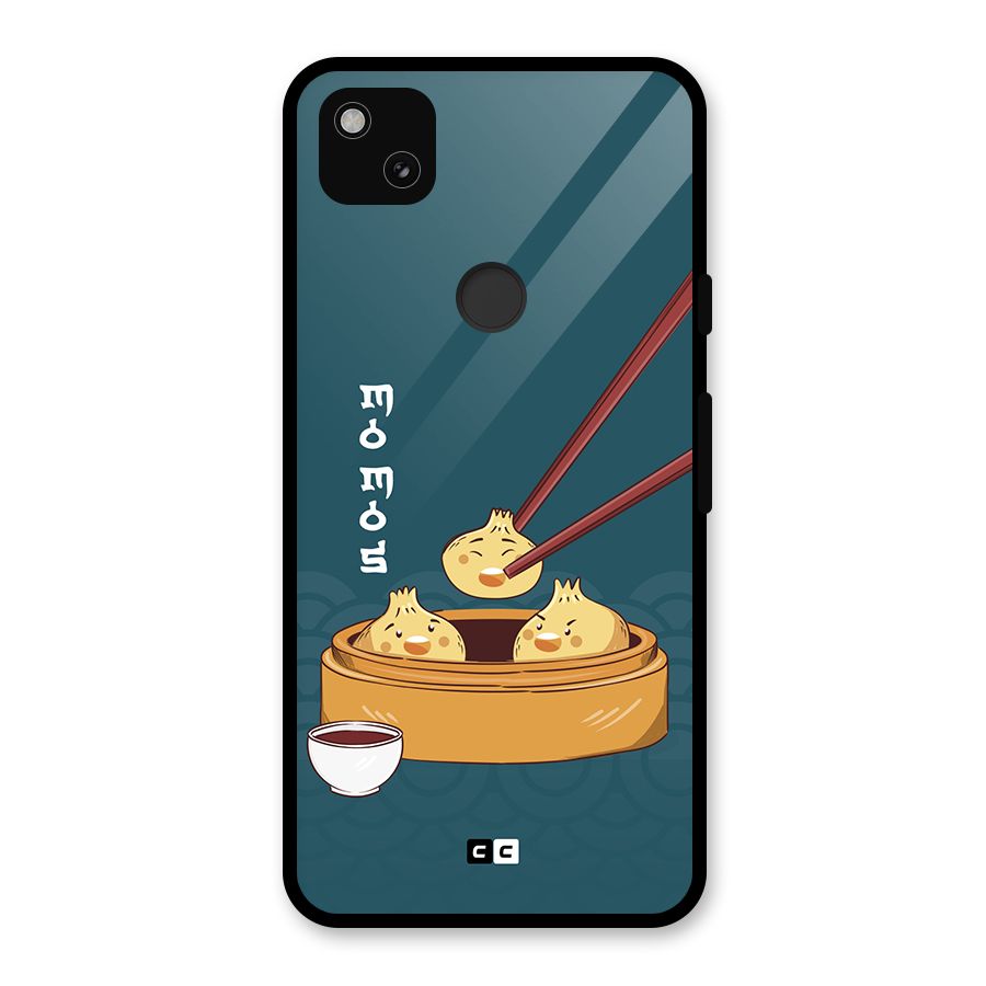 Momos Lover Glass Back Case for Google Pixel 4a