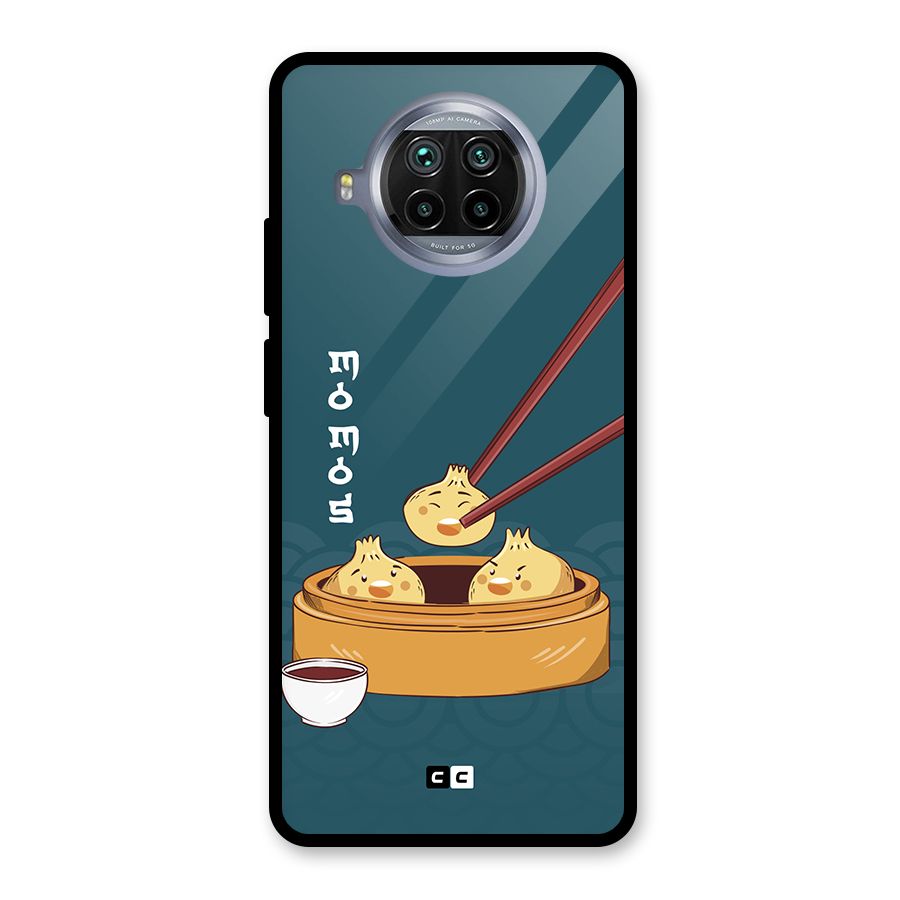 Momos Lover Glass Back Case for Mi 10i