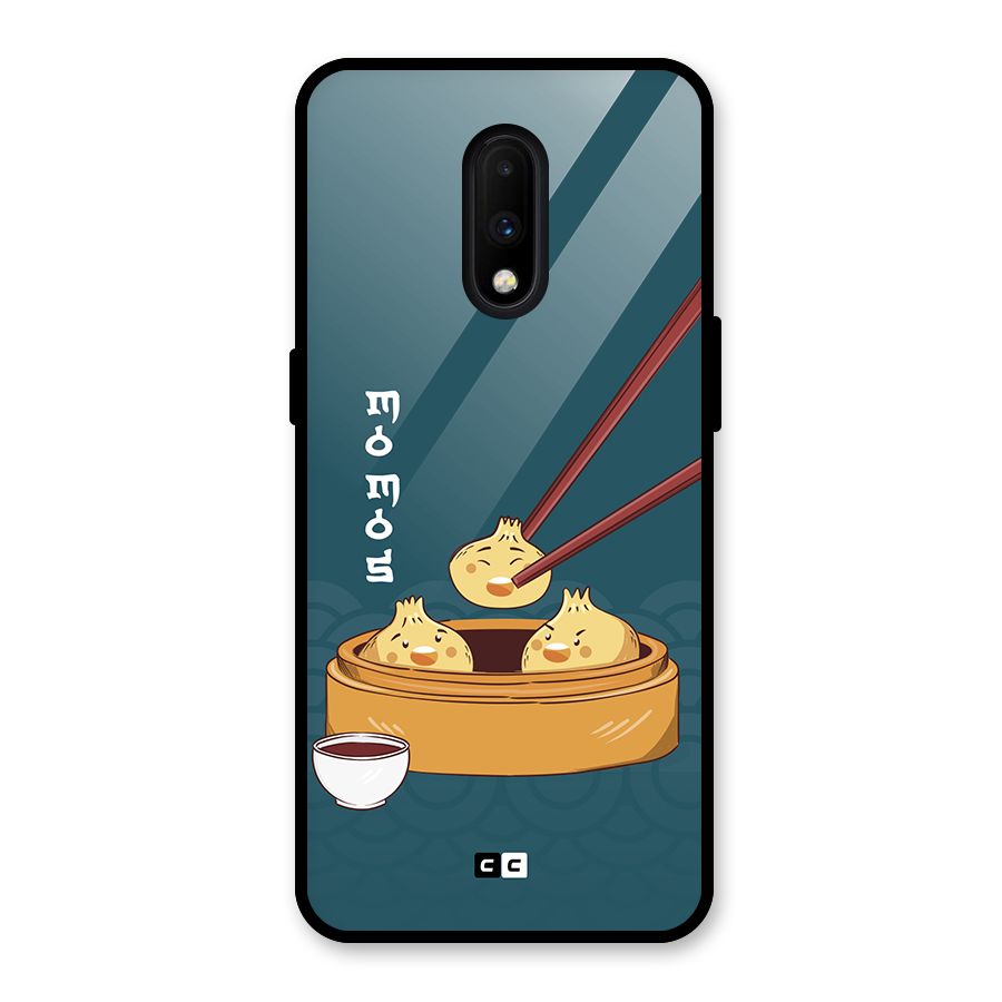 Momos Lover Glass Back Case for OnePlus 7