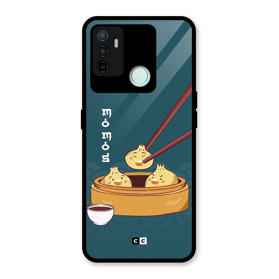 Momos Lover Glass Back Case for Oppo A53