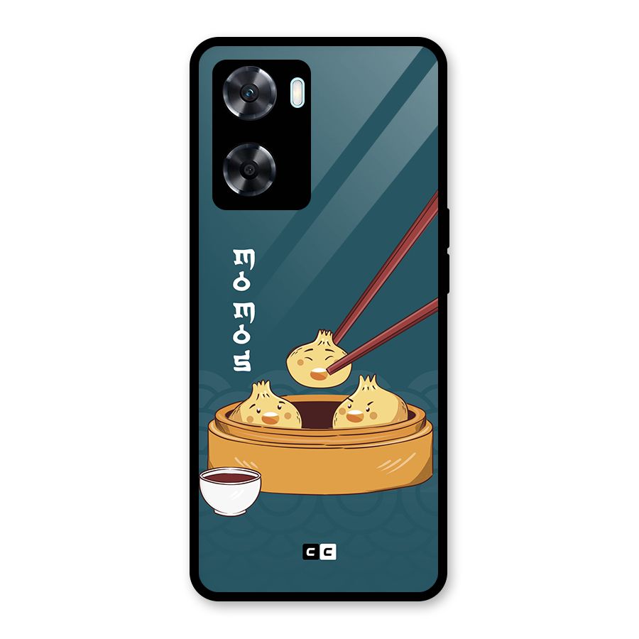 Momos Lover Glass Back Case for Oppo A77