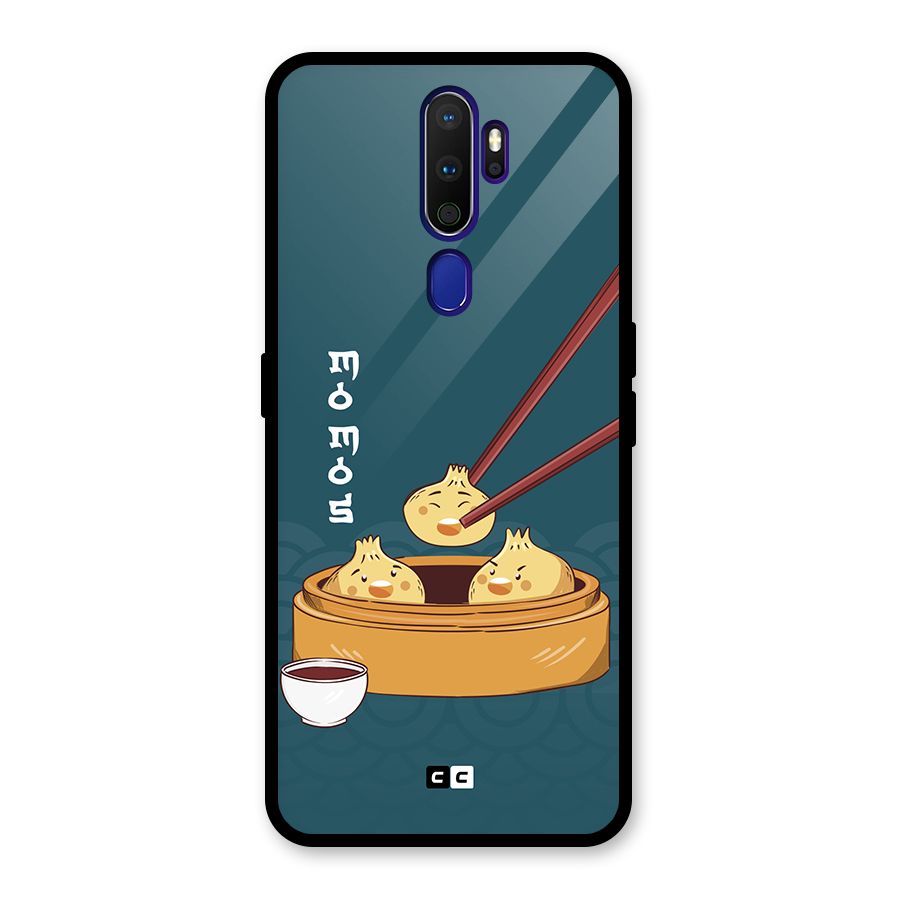 Momos Lover Glass Back Case for Oppo A9 (2020)