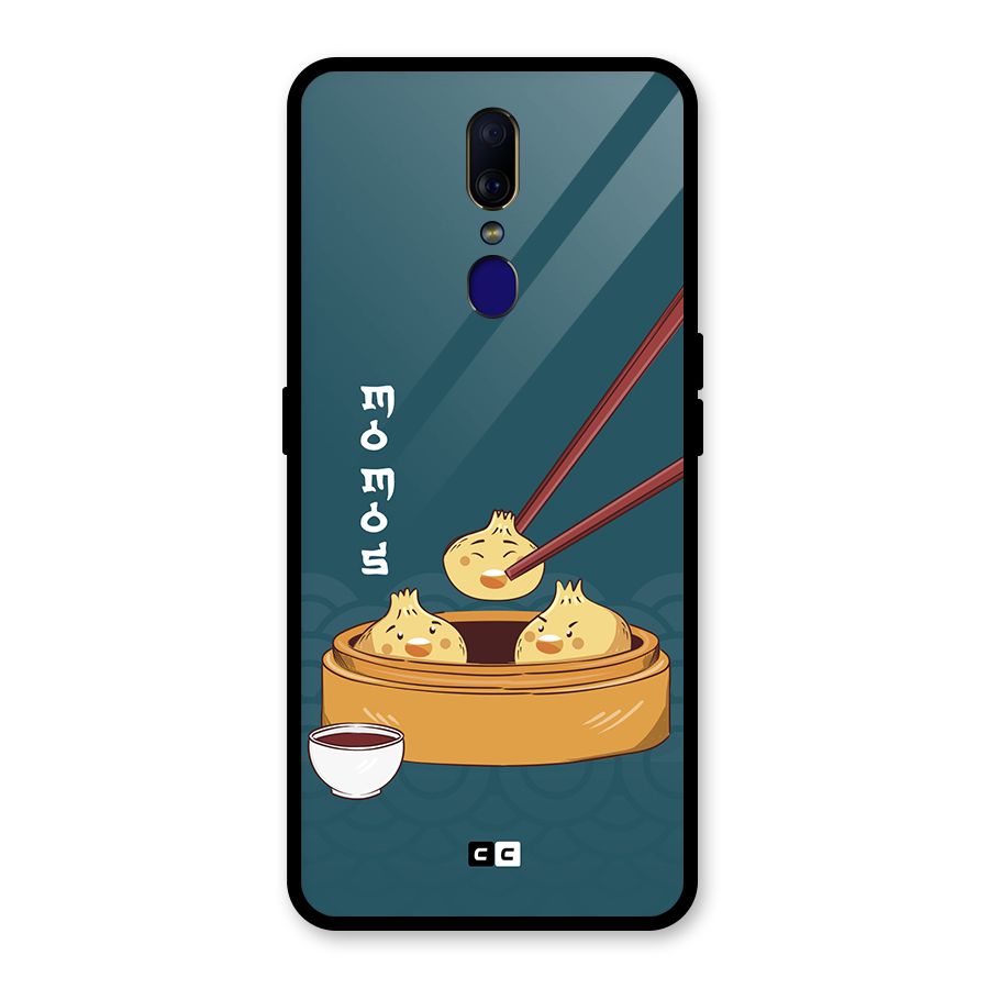 Momos Lover Glass Back Case for Oppo F11