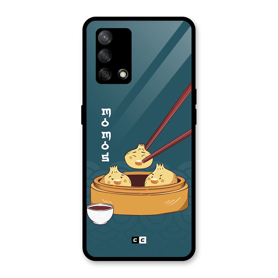 Momos Lover Glass Back Case for Oppo F19