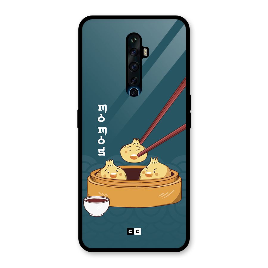 Momos Lover Glass Back Case for Oppo Reno2 F