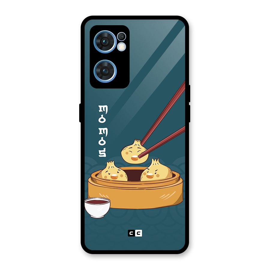 Momos Lover Glass Back Case for Oppo Reno7 5G