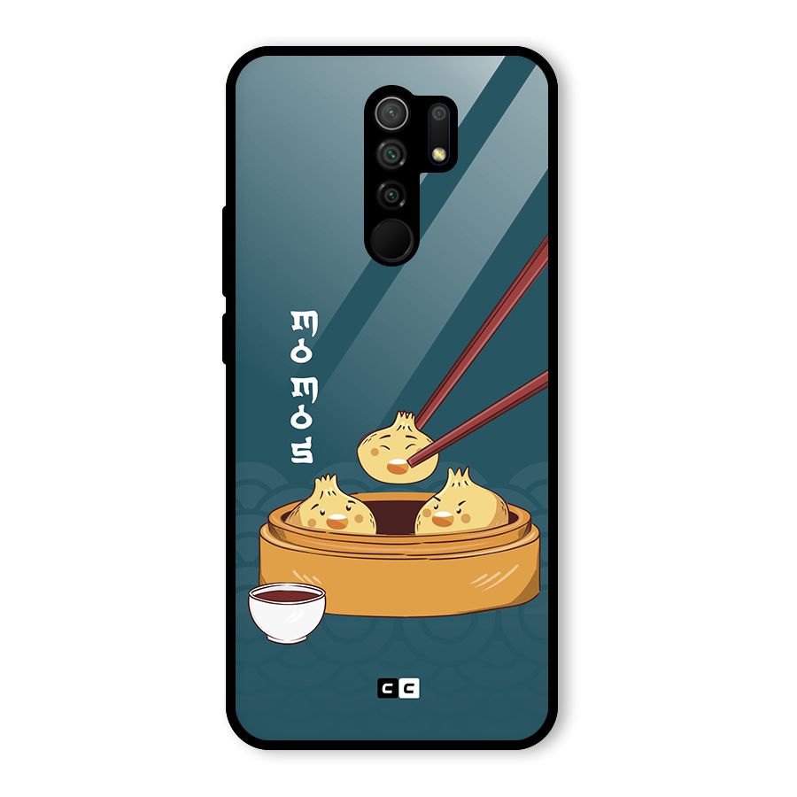 Momos Lover Glass Back Case for Poco M2