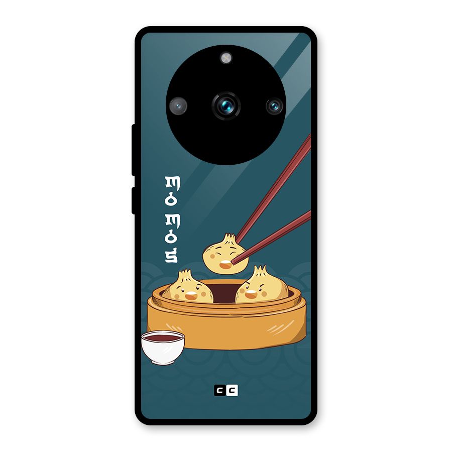 Momos Lover Glass Back Case for Realme 11 Pro Plus